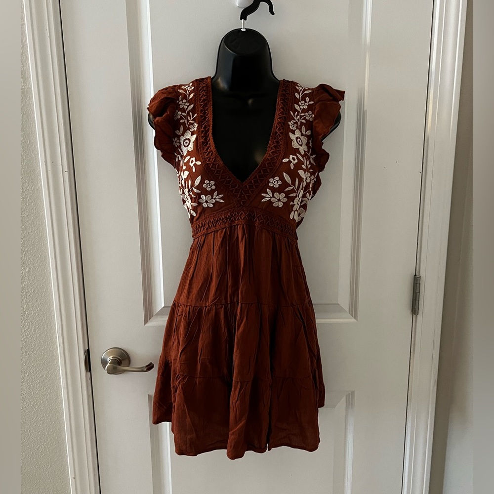 Women’s dress with embroidered detail